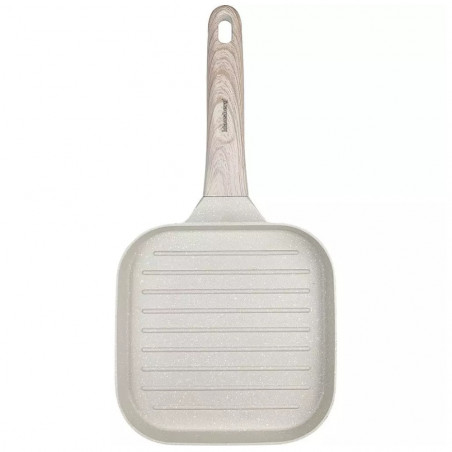 Klausberg Tigaie pentru grătar KB 7812, 18.5 cm, finisaj marmură, mâner Cool Touch, inducție, bej