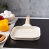Klausberg Tigaie pentru grătar KB 7812, 18.5 cm, finisaj marmură, mâner Cool Touch, inducție, bej