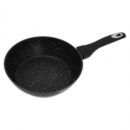 Set de oale și tigăi Klausberg KB 7322, 15 bucăți, Termocuplu, Orificiu de turnare, Inducție, Negru