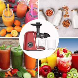 Storcător Klausberg KB 7870, 150 W, 700 ml, 7 segmente, Inversare, Accesorii, Roșu