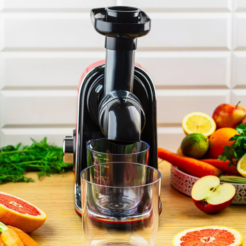 Storcător Klausberg KB 7870, 150 W, 700 ml, 7 segmente, Inversare, Accesorii, Roșu