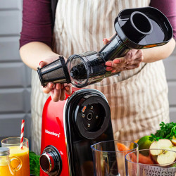 Storcător Klausberg KB 7870, 150 W, 700 ml, 7 segmente, Inversare, Accesorii, Roșu
