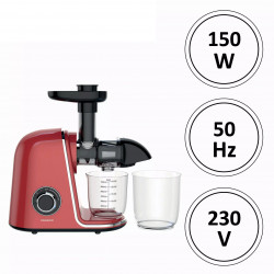Storcător Klausberg KB 7870, 150 W, 700 ml, 7 segmente, Inversare, Accesorii, Roșu