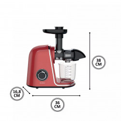 Storcător Klausberg KB 7870, 150 W, 700 ml, 7 segmente, Inversare, Accesorii, Roșu