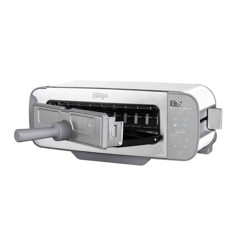 Prajitor de paine 3in1 Ninja ST200EUWH, 2400W, 7 programe, Control temperatură, Grill, Dezghetare, Reincalzire, Functionare orizontala, Alb
