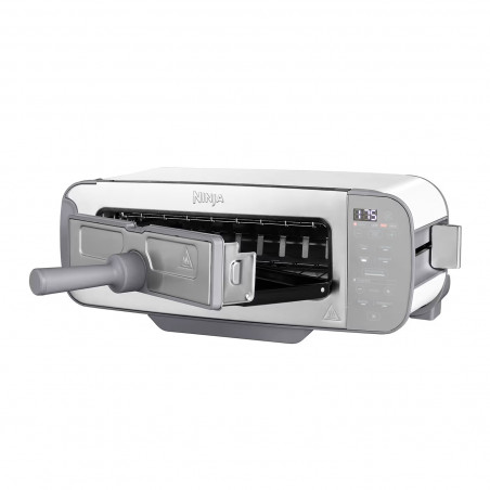 Prajitor de paine 3in1 Ninja ST200EUWH, 2400W, 7 programe, Control temperatură, Grill, Dezghetare, Reincalzire, Functionare orizontala, Alb
