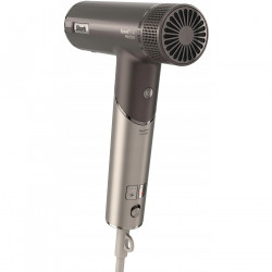Uscator de par 4in1 Shark SpeedStyle Pro FLEX HD542EU, 1750W, 4 setari de temperatura, 3 viteze, Aer rece, Ionizare, Protectia scalpului, Mocha silver