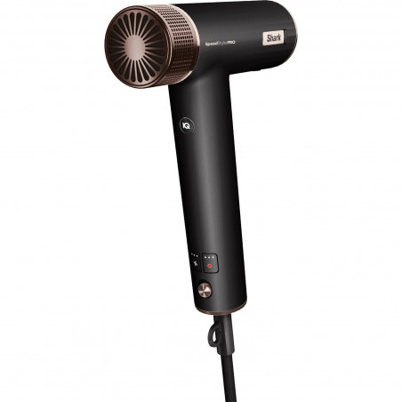 Uscător de păr Shark SpeedStyle Pro HD752EU, 1750W, 3 viteze, 4 setări de temperatură, Reglare automată a temperaturii și fluxului de aer, Ionizare, Cool Shot, 5 accesorii, Negru