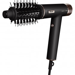 Uscător de păr Shark SpeedStyle Pro HD752EU, 1750W, 3 viteze, 4 setări de temperatură, Reglare automată a temperaturii și fluxului de aer, Ionizare, Cool Shot, 5 accesorii, Negru