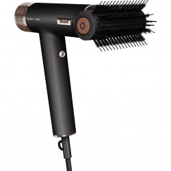 Uscător de păr Shark SpeedStyle Pro HD752EU, 1750W, 3 viteze, 4 setări de temperatură, Reglare automată a temperaturii și fluxului de aer, Ionizare, Cool Shot, 5 accesorii, Negru