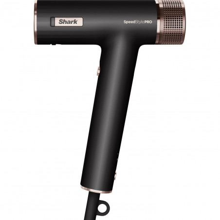 Uscător de păr Shark SpeedStyle Pro HD752EU, 1750W, 3 viteze, 4 setări de temperatură, Reglare automată a temperaturii și fluxului de aer, Ionizare, Cool Shot, 5 accesorii, Negru