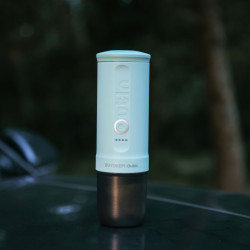 Espressor portabil BUYDEEM Outin Nano OTEM-01, 7500 mAh, 20 bar, 50 ml, 12/24V, Incarcare USB Type-C, Cafea macinata si capsule, Verde