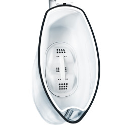 Ulcior de apă cu filtru Aquaselect B18, 2,5 l, Bază antiderapantă, Filtru cu rășini schimbătoare de ioni și carbon activ, Alb