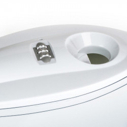 Ulcior de apă cu filtru Aquaselect B18, 2,5 l, Bază antiderapantă, Filtru cu rășini schimbătoare de ioni și carbon activ, Alb