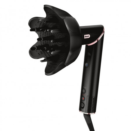 Ondulator si uscator de par Shark FlexStyle HD440EU 5in1, 1400W, 3 viteze, 4 setari de temperatura, Coanda, Protectie termica, Cool Shot, Negru/Golden Rose