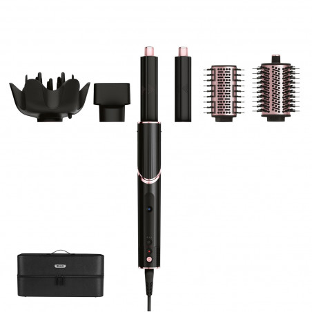 Ondulator si uscator de par Shark FlexStyle HD440EU 5in1, 1400W, 3 viteze, 4 setari de temperatura, Coanda, Protectie termica, Cool Shot, Negru/Golden Rose