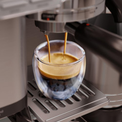 Espressor automat Ninja Luxe Café Pro TES701EU 3 în 1, 1650W, 15 bar, Boabe de cafea 250 g, 2 l, Barista Assist, 5 setări pentru spuma, 9 tipuri de espresso, Inox