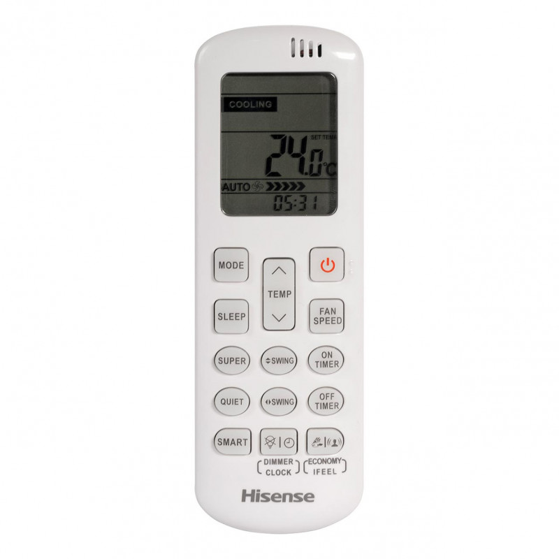 Invertor de climatizare Hisense Energy SE KA25MR0E, 9000 BTU, 14 m2, A+++/A++, Wi-Fi, Glasovo control, Byal