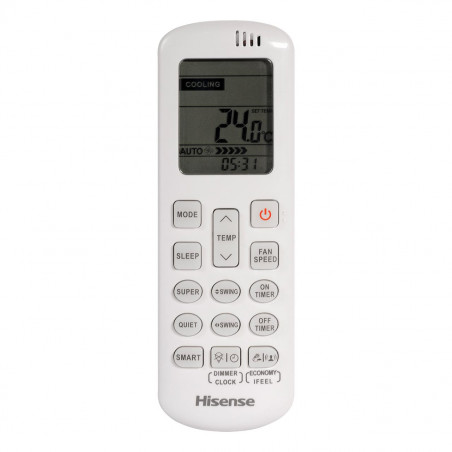 Aer condiționat cu invertor Hisense Energy SE KA35XR0E, 12000 BTU, 24 m2, A+++/A++, Wi-Fi, Control vocal, Alb