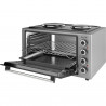 Elite EMO-48302G aragaz mic, 2000W, 48 l, 3 funcții, Sticlă dublă, Termostat, Timer, Inox