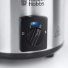 Russell Hobbs Compact Home Slow Cooker 25570-56, 145W, 2L, 3 setări de temperatură, vase ceramice, fără BPA și PFAS, negru/inox