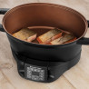 Russell Hobbs Good-to-Go Multicooker 28270-56, 750W, 6.5L, 8 programe, Cronometru, Mânere reci, 59% mai eficient energetic, Ușor de curățat, Negru