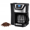 Cafetiera Russell Hobbs Victory Grind & Brew 22000-56, 1025W, 1,5 L, 250 g, 12 cesti, Timer, Filtru incorporat, Negru/inox