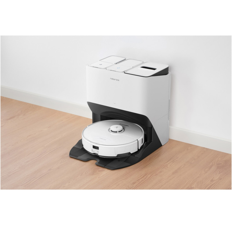 Aspirator robotic Roborock S8 Pro Ultra, 50W, Wi-Fi, 6000Pa, 750ml, 300m2, Autonomie până la 180min, Turbo, Comenzi vocale, Alb