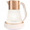 Russell Hobbs Calm Kettle 27450-70, 2400W, 1,7 l, 40-100°C, Fierbere silențioasă, butoane tactile, alerte sonore, 6 culori schimbătoare, Protect, fără BPA și PFAS, alb/dorat