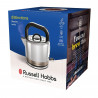 Fierbător electric Russell Hobbs Distinctions Titanium 26422-70, 2400W, 1,5 l, Fierbere rapidă, Filtru lavabil anti-calcar, Baza 360°, Protecție, Inox/Titaniu