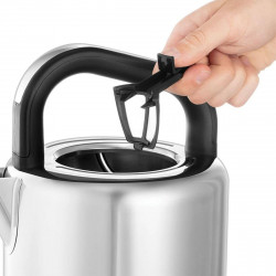 Fierbător electric Russell Hobbs Distinctions Titanium 26422-70, 2400W, 1,5 l, Fierbere rapidă, Filtru lavabil anti-calcar, Baza 360°, Protecție, Inox/Titaniu