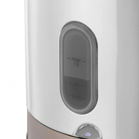 Fierbător electric Russell Hobbs Distinctions Titanium 26422-70, 2400W, 1,5 l, Fierbere rapidă, Filtru lavabil anti-calcar, Baza 360°, Protecție, Inox/Titaniu
