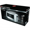 Russell Hobbs Elegance Toaster 23380-56, 1420W, 2 fileuri, 6 grade, Lift & Look, Inox/negrit