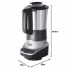 Russell Hobbs Soup & Blend 21480-56, 1200W, 1.75L, încălzire, 8 programe, alarmă sonoră, sistem de siguranță, menținere căldură, negru/Inox