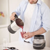 Russell Hobbs Soup & Blend 21480-56, 1200W, 1.75L, încălzire, 8 programe, alarmă sonoră, sistem de siguranță, menținere căldură, negru/Inox