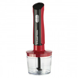 Blender 3 în 1 Russel Hobbs Desire 27140-56, 500W, 600+500 ml, 2 viteze + puls, Otel inoxidabil, Fara BPA, Rosu