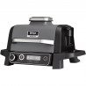 Gratar electric Ninja OG701EU, 2400W, Pana la 260C, Acoperire interna amina ceramica, Woodfire, Gri