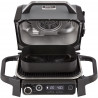Gratar electric Ninja OG701EU, 2400W, Pana la 260C, Acoperire interna amina ceramica, Woodfire, Gri
