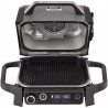 Gratar electric Ninja OG701EU, 2400W, Pana la 260C, Acoperire interna amina ceramica, Woodfire, Gri