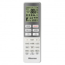 Aparat de aer conditionat inverter Hisense Energy Pro + QG25XV0E, 9000 BTU, 14 m², A+++/A+++, Wi-Fi, Control vocal, Filtru 4in1, Alb
