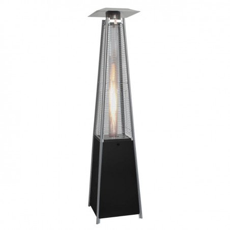 Incalzitor pe gaz ELITE ODRGH-1303GR, 13 kW, 35 m², Aprindere piezoelectrica, Protectie la inclinare, Roii, Negru/Gri