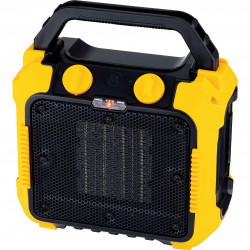 Aragaz ceramic ELITE ECH-1372, 2000W, Până la 20 m2, 3 trepte, Indicator luminos, Protecție la răsturnare, Negru/galben