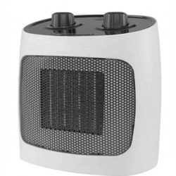 Aragaz ceramic ELITE ECH-1373, 2000W, Până la 20 m2, 2 moduri, Indicator luminos, Protecție la răsturnare, Alb/negru