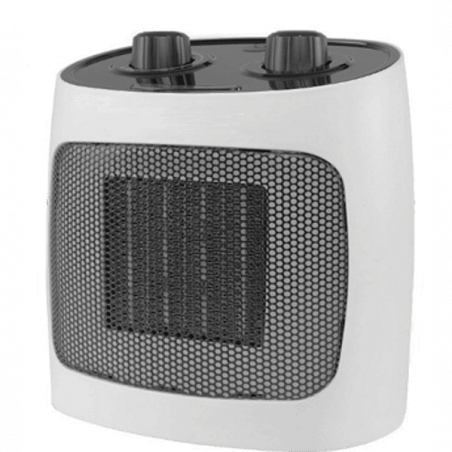 Aragaz ceramic ELITE ECH-1373, 2000W, Până la 20 m2, 2 moduri, Indicator luminos, Protecție la răsturnare, Alb/negru
