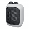 Ventilator ELITE EFH-1382, 1500W, 15 m2, Protecție la supraîncălzire, Termostat reglabil, Picioare rabatabile, Alb/negru