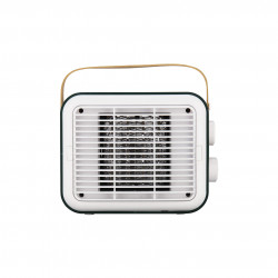 Ventilator ELITE EFHR-1383 Retro, 1500W, 15 m2, încălzitor PTC, 3 trepte, siguranță la răsturnare, Alb/Mustard