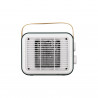 Ventilator ELITE EFHR-1383 Retro, 1500W, 15 m2, încălzitor PTC, 3 trepte, siguranță la răsturnare, Alb/Mustard