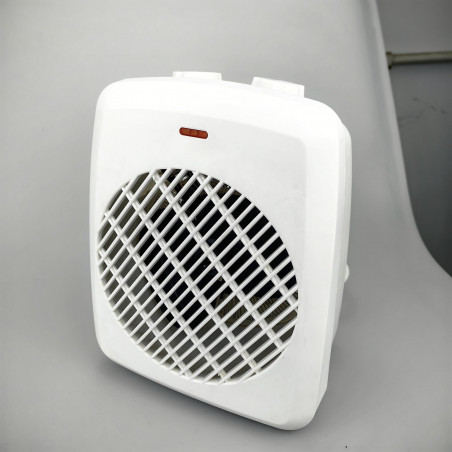 Ventilator ELITE EFH-1385, 2000W, 20 m2, 3 trepte, Termostat reglabil, Indicator de putere, Alb