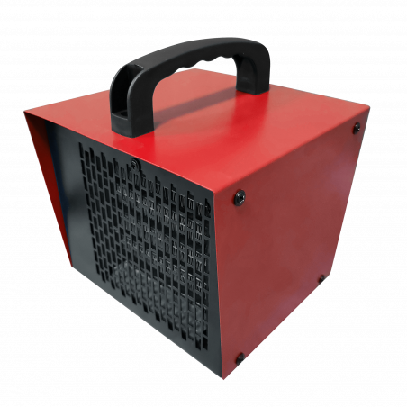 Aeroterma ELITE EIH-1394, 2500W, 22 m², 118 m³/h, Functie de racire, Termostat reglabil, PTC, Rosu