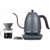 Cana cu filtru de cafea Buydeem CD1024-IG, 300 ml, Sticla borosilicata, Otel inoxidabil, Gri